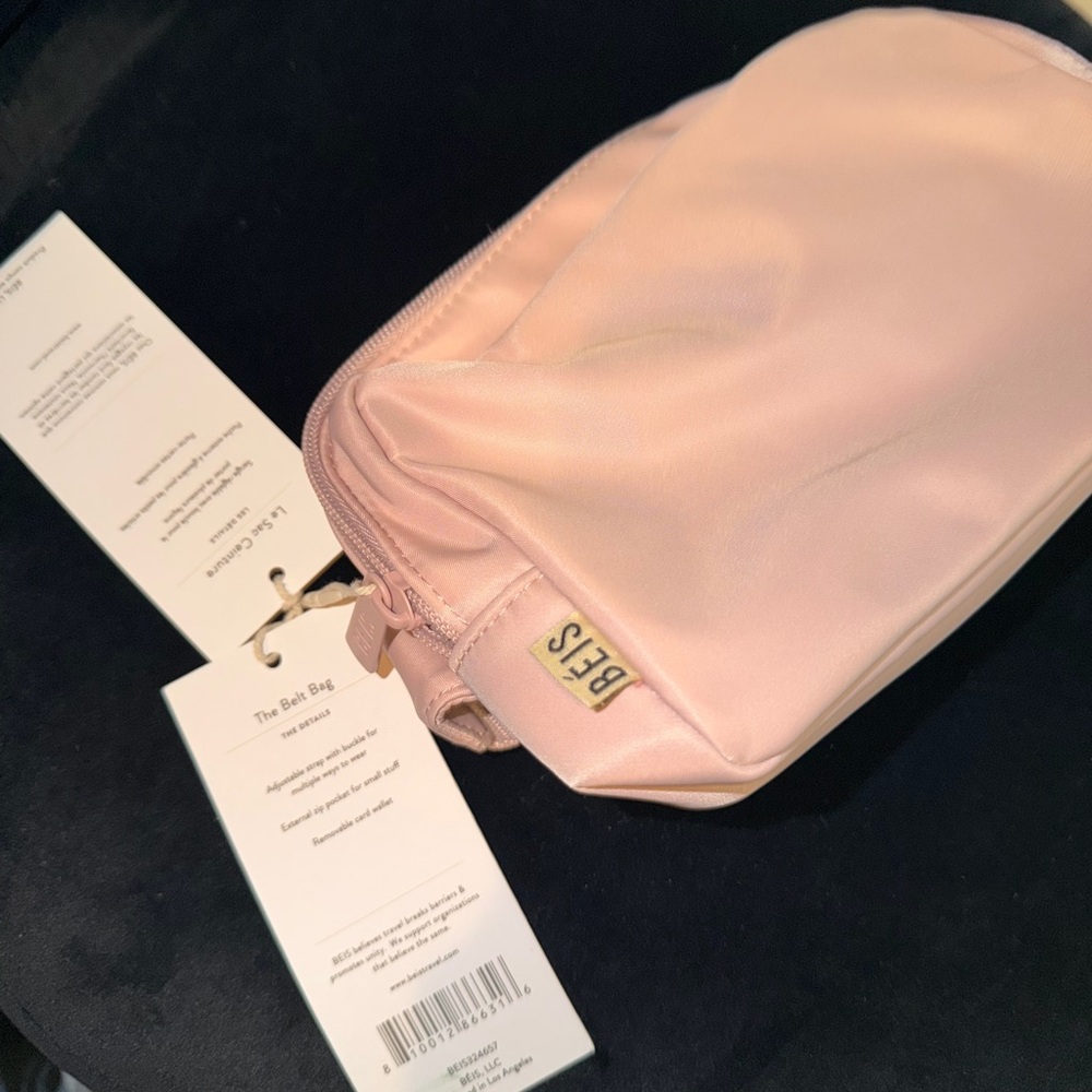 BEIS Soft Pink Cosmetic Bag